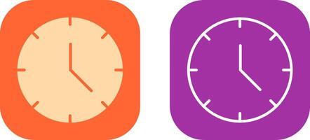 Clock Icon Design vector