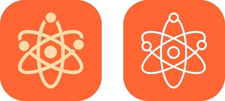 Atom Icon Design vector
