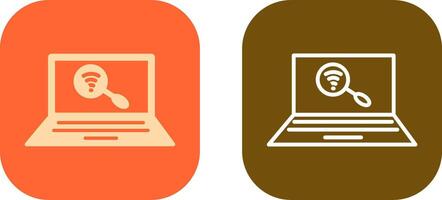 Find on Internet Icon Design vector