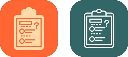 Solving Question Icon Design vector