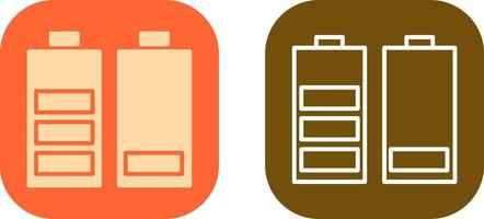 Batteries Icon Design vector