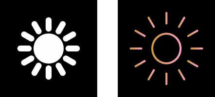 Sun Icon Design vector