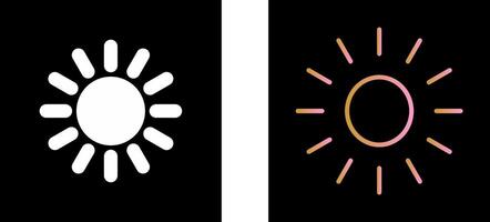 Sun Icon Design vector