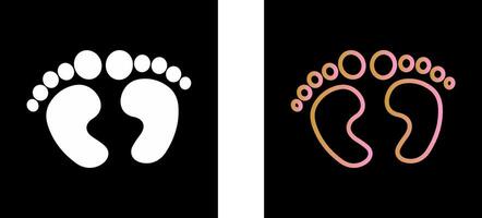 Feet Icon Design vector