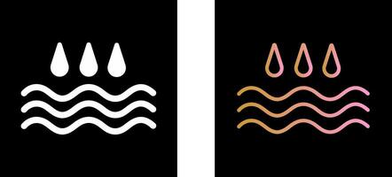 Drops Icon Design vector