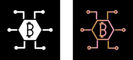 Bitcoin Icon Design vector