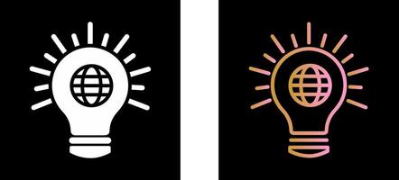 Brilliant Idea Icon Design vector