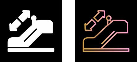 Horizontal Escalator Icon Design vector