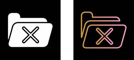 eliminar el diseño del icono vector