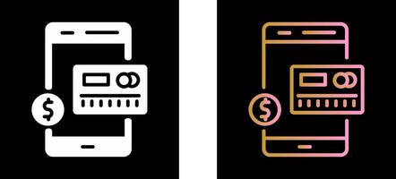 Mobile Banking Icon Design vector