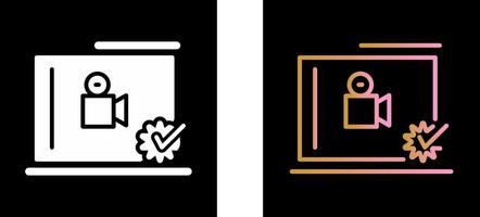 Quality Screen Icon Design vector