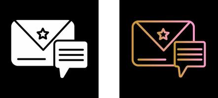 Message Icon Design vector