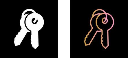 Keys Icon Design vector