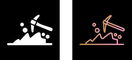 Mining Icon Design vector