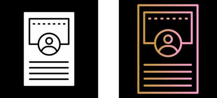 Profile Icon Design vector