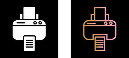 Printer Icon Design vector