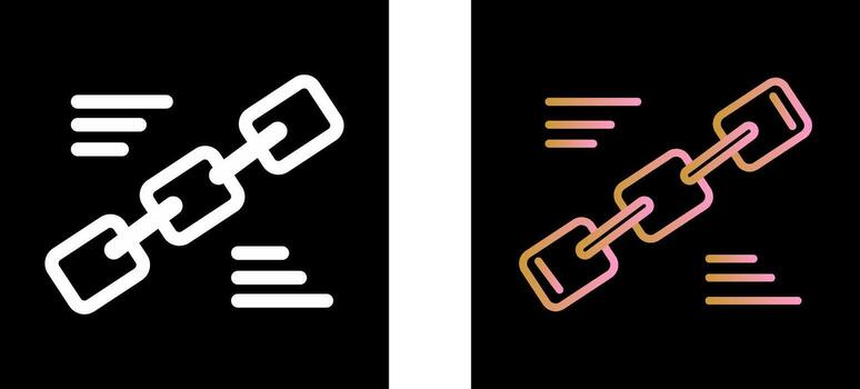 Hipervínculo icono diseño vector