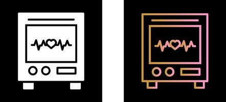 Heart Rate Machine Icon Design vector