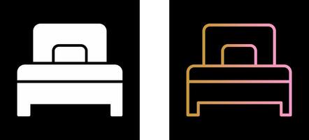 Single Bed Icon Design vector