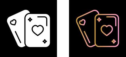 Playing Card Icon Design vector