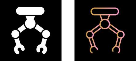Industrial Robot II Icon Design vector