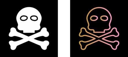 Pirate Skull I Icon Design vector