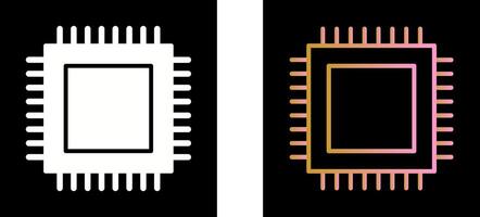 CPU Icon Design vector