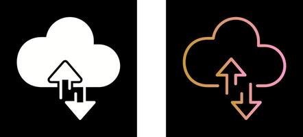 Cloud Computing Icon Design vector