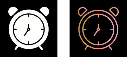 diseño de icono de reloj de alarma vector