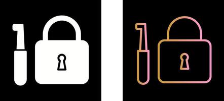 Lockpick Icon Design vector