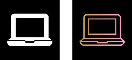 Laptop Icon Design vector