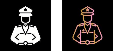 Police Man Icon Design vector