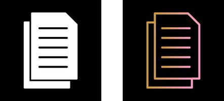 Document Icon Design vector