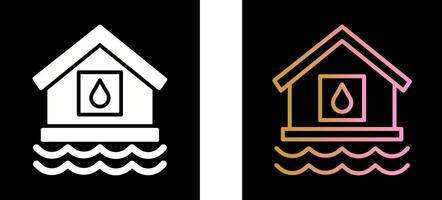 Water House Icon Design vector