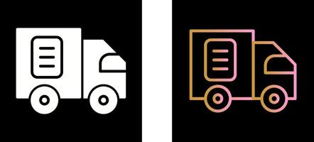 Delivery List Icon Design vector