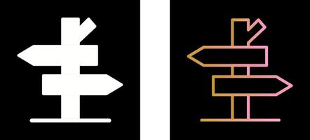 Road Sign Icon Design vector