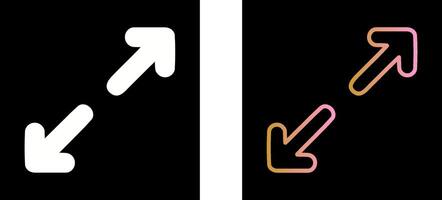 Expand Icon Design vector