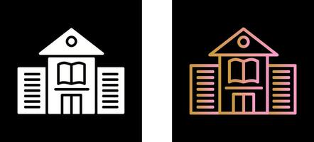 Library Building Icon Design vector