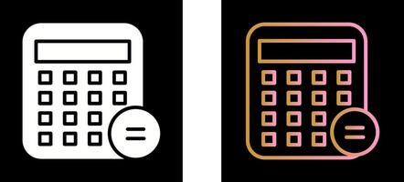 Business Calculator Icon Design vector