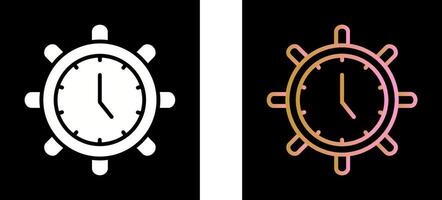 hora ajustes icono diseño vector