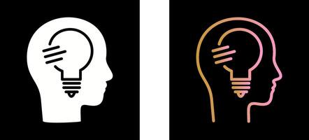 Thinking Icon Design vector