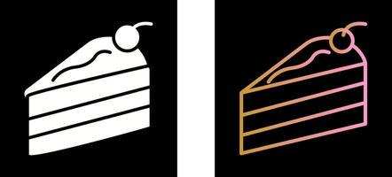 Cake Slice Icon Design vector