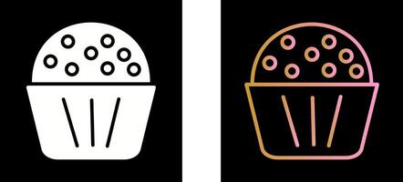 Chocolate Muffin Icon Design vector