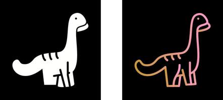 Dinosaur Icon Design vector