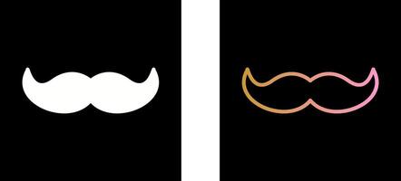 Moustache II Icon Design vector