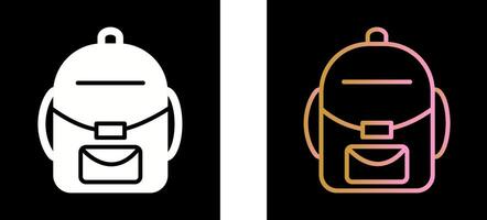 Backpack Icon Design vector