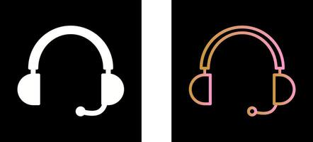 Headphones Icon Design vector