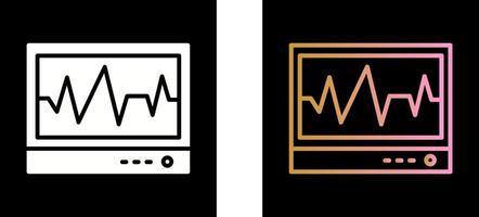 Electrocardiogram Icon Design vector