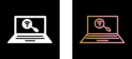 Find on Internet Icon Design vector