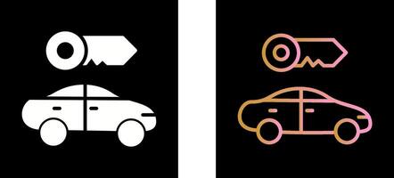 Rent a Car Icon Design vector